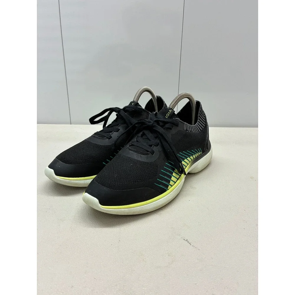 Vionic Embolden Womens Sneakers Black Yellow Teal Athletic Walking Shoes 7.5